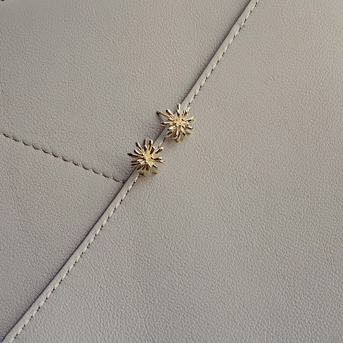Starry Fireworks Mini Yellow Stud Earrings