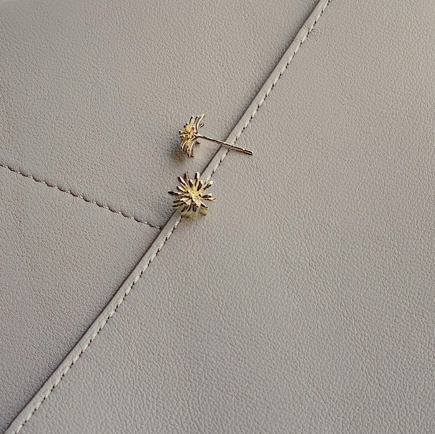 Starry Fireworks Mini Yellow Stud Earrings