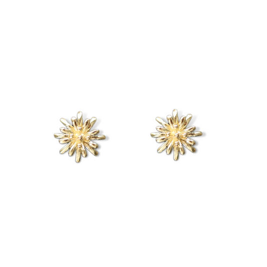 Starry Fireworks Mini Yellow Stud Earrings